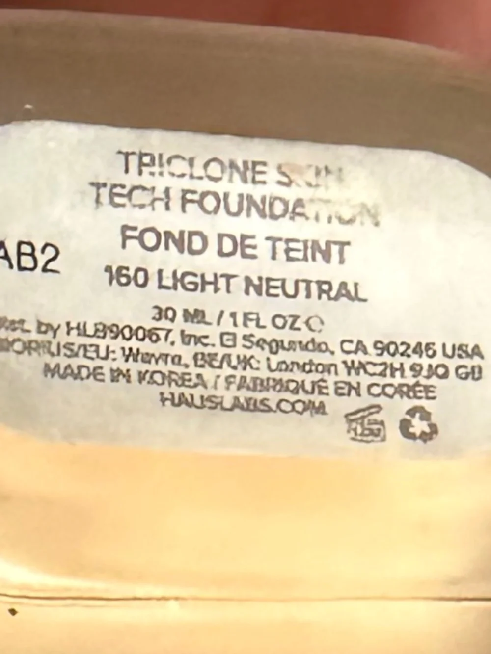 160 neutral Haus labs foundation